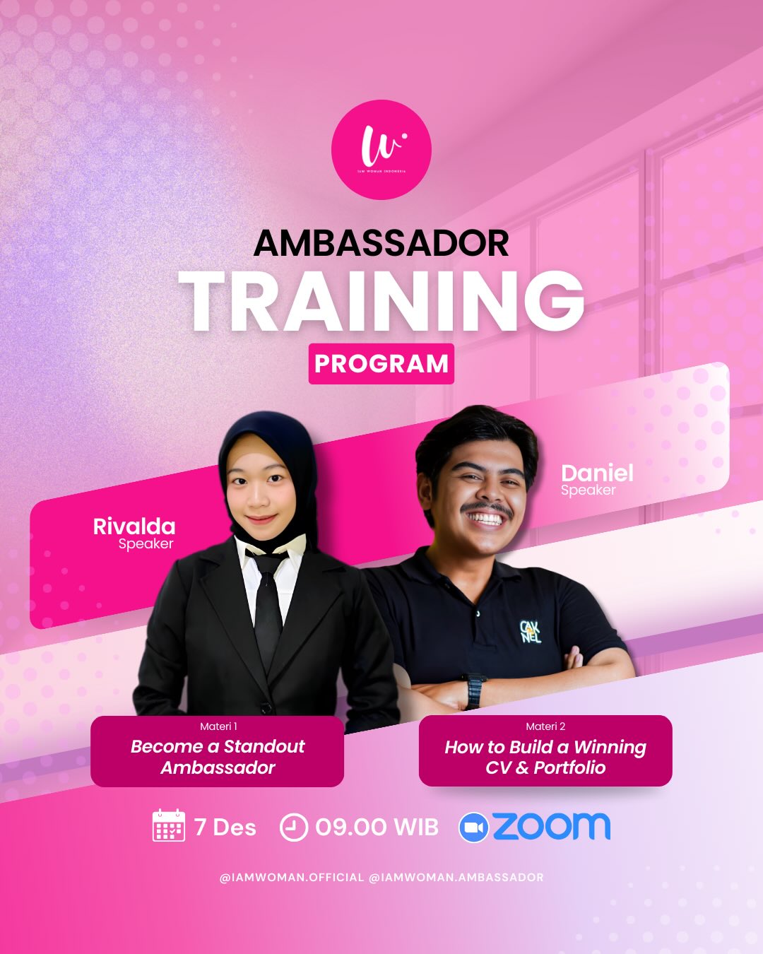 IAM Woman Ambassador Training